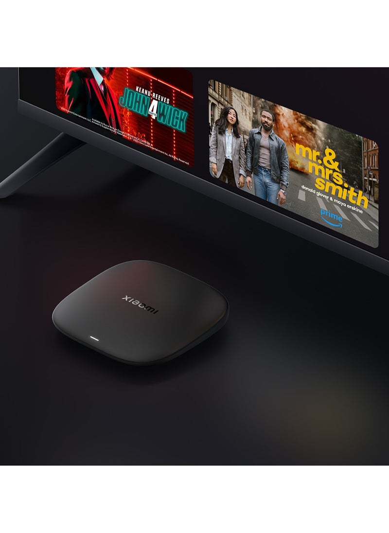 Mi Home - MI TV Box S 3rd Gen - 4K UHD, Google TV, 32GB Memory, Dolby Vision & Atmos, WiFi 6, HDMI 2.1, Fast Streaming, Compact and Powerful - Image 1