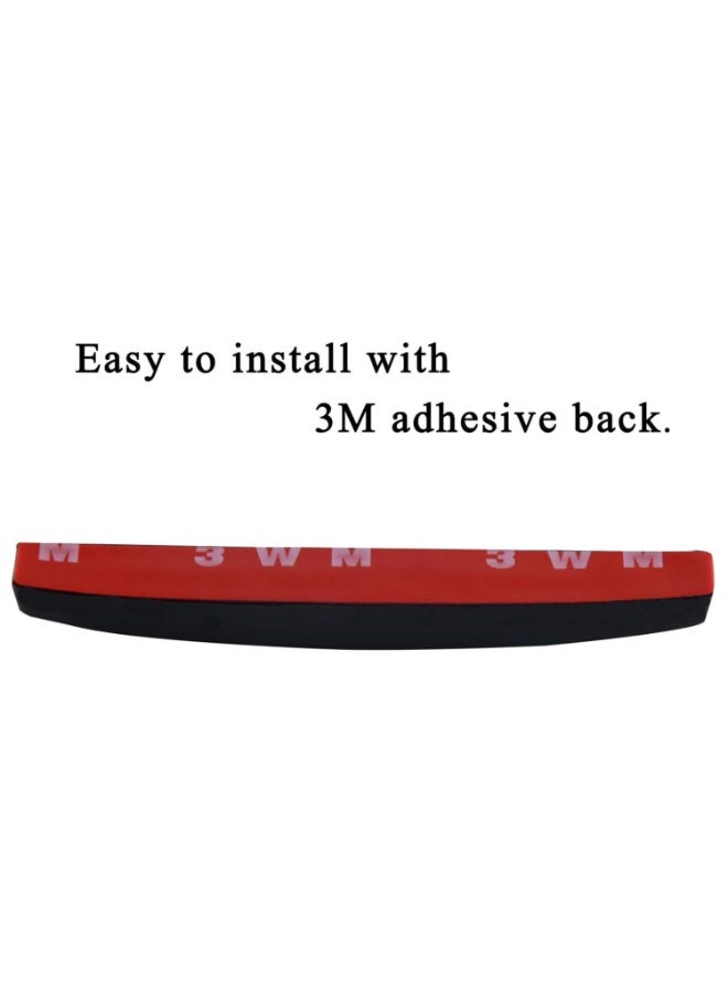 Relex Car Door Edge Guards, Rubber Car Door Protector with Silicone Protect Car Edge Side Door for All Vehicles, Soft, High Adhesive, Waterproof, Heat-resistant, Abrasion-resistan (4PCS) - Image 4