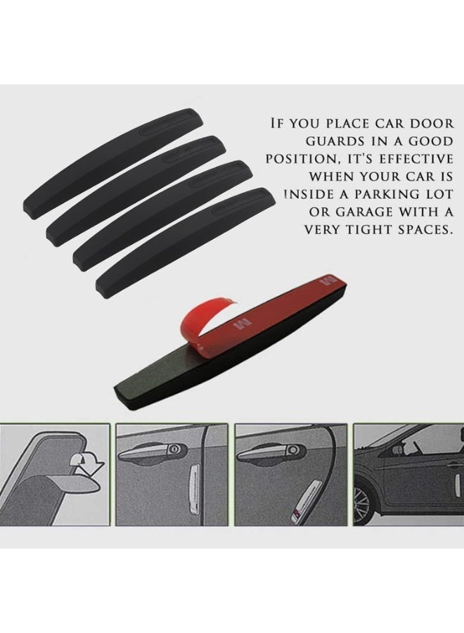 Relex Car Door Edge Guards, Rubber Car Door Protector with Silicone Protect Car Edge Side Door for All Vehicles, Soft, High Adhesive, Waterproof, Heat-resistant, Abrasion-resistan (4PCS) - Image 2