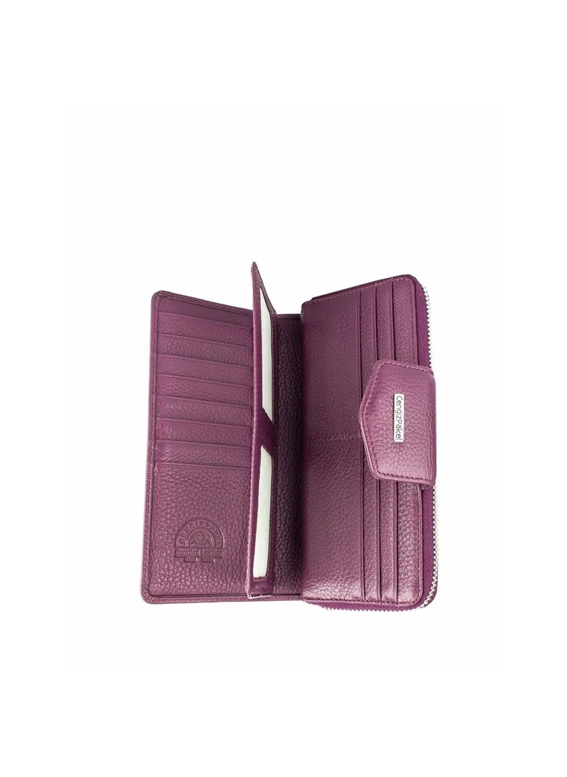 Cengiz Pakel Women's Wallet Plum 65133