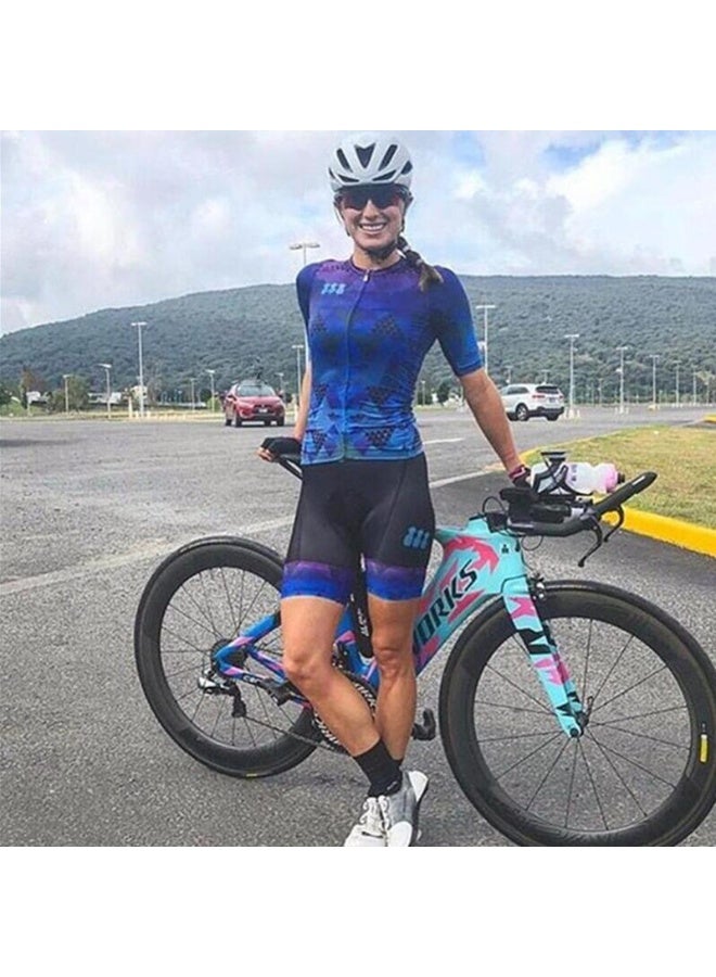 KUYING GR New Summer Outdoor Sunscreen Moisture Absorption Quick Drying Bicycle Women's Cycling Clothing Set  - Image 1