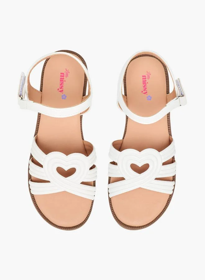 Little Missy Girls Hook & Loop Sandals