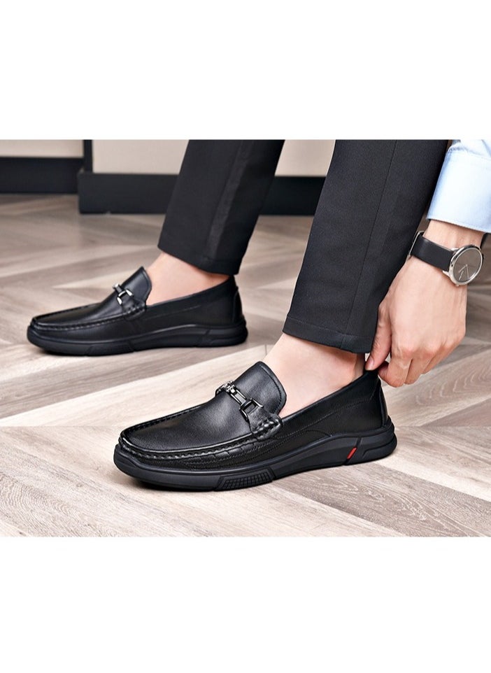 Warrior - Versatile Retro Casual Leather Shoes - Image 1