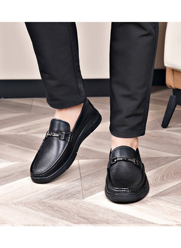 Warrior - Versatile Retro Casual Leather Shoes - Image 1