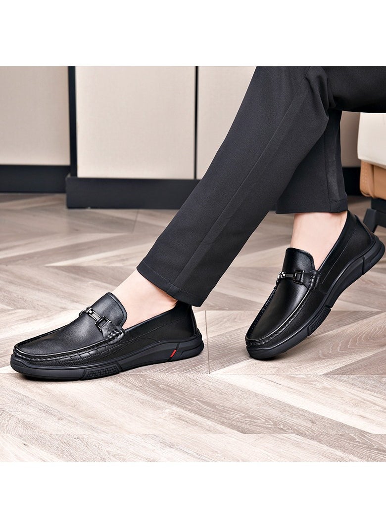 Warrior - Versatile Retro Casual Leather Shoes - Image 1