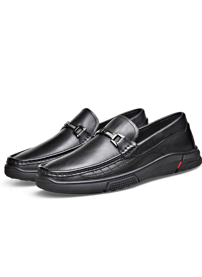 Warrior - Versatile Retro Casual Leather Shoes - Image 1