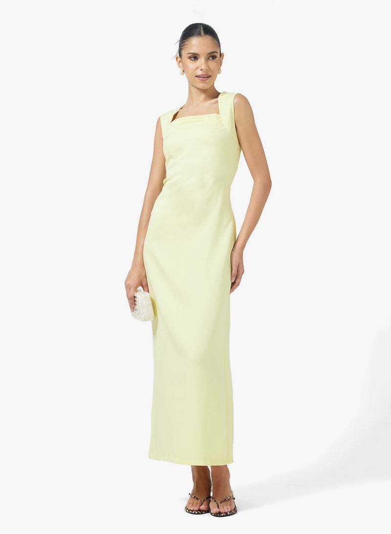 Ginger Square Neck Bodycon Dress - Image 1