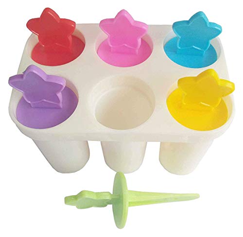 faas Ice Cream,Kulfi Maker Moulds,Set of 6 Multi Color (Colour May Vary) - Image 1