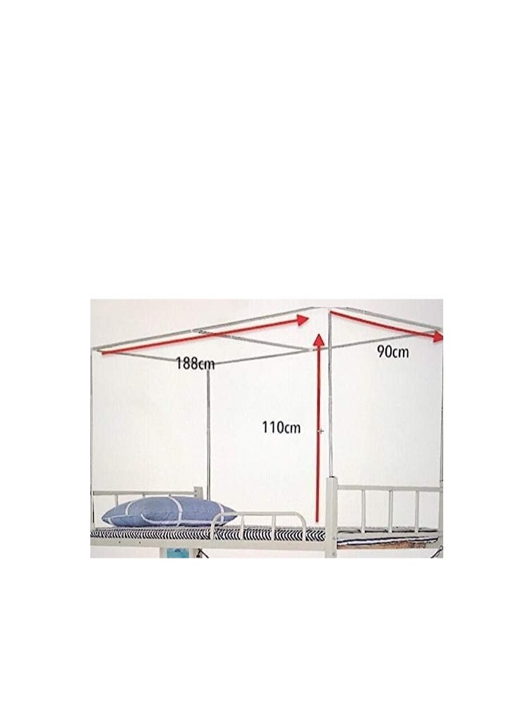 Bed Canopy Tents Curtain Blackout Curtain Single Bed Tent Curtain Student Shading Cloth Bed Canopy Mosquito Net Student Sleep Privacy Protection - Image 5