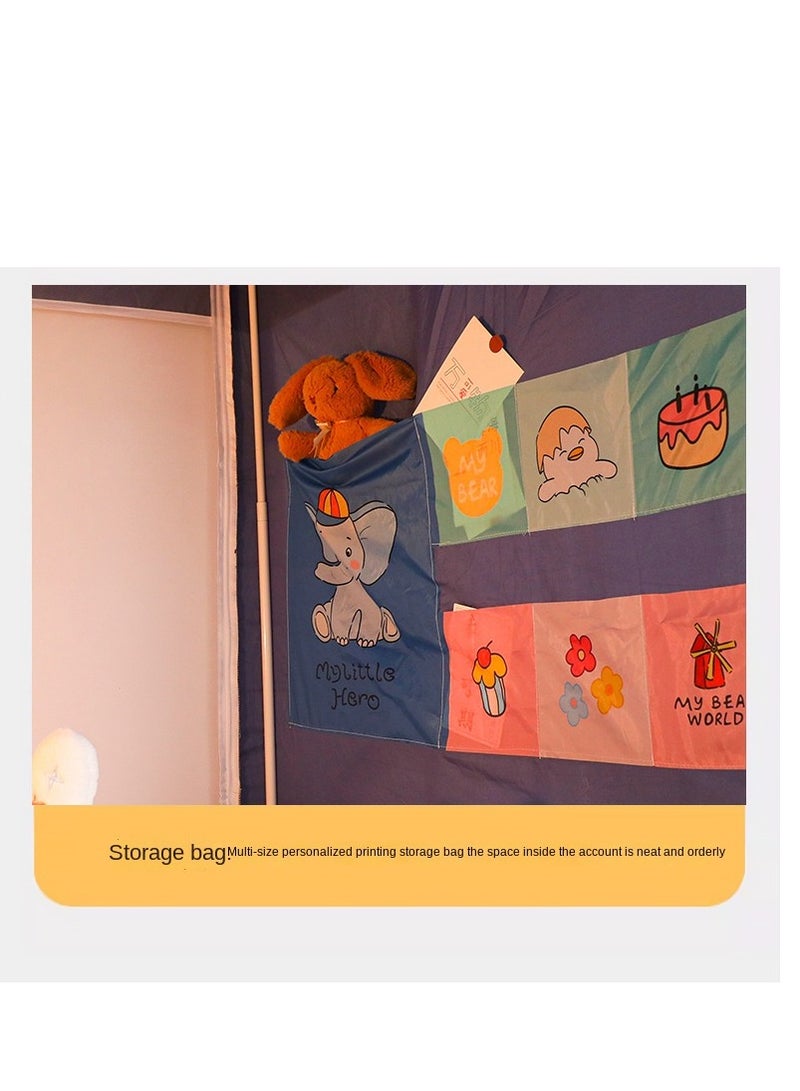 Bed Canopy Tents Curtain Blackout Curtain Single Bed Tent Curtain Student Shading Cloth Bed Canopy Mosquito Net Student Sleep Privacy Protection - Image 4