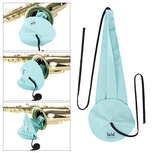 Imelod Saxophone Cleaning kit with Case for Alto Tenor Clarinet Flute and other Wind & Woodwind Struments Including Sax Cleaning Cloth(4pcs),Mouthpiece Brush(Light Blue) - Image 5