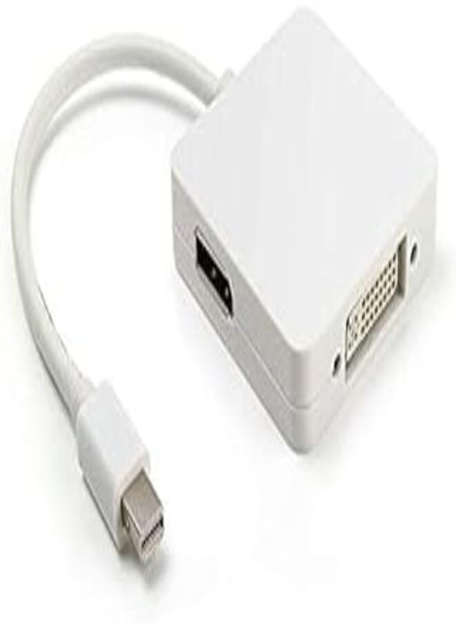 Generic - 3-in-1 1080P Full HD Mini Display Port DP to HDMI/DVI/DP Adapter Cable Z8E1 - Image 1