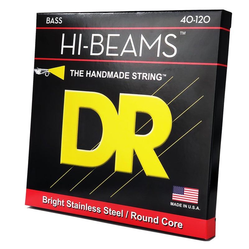 DR Strings Hi-Beam - Stainless steel Round Core Lite 5 String 40-120 - Image 1