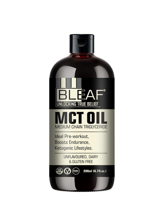 BLeaf BLEAF MCT Oil For Weight Management - Keto & Vegan Oil MCTs C8, C10, C12 from Coconuts - Fatty Acid Brain & Body Fuel, Flavorless Oil, Perfect with Tea, Coffee, & Protein Shakes Non-GMO & Gluten Free