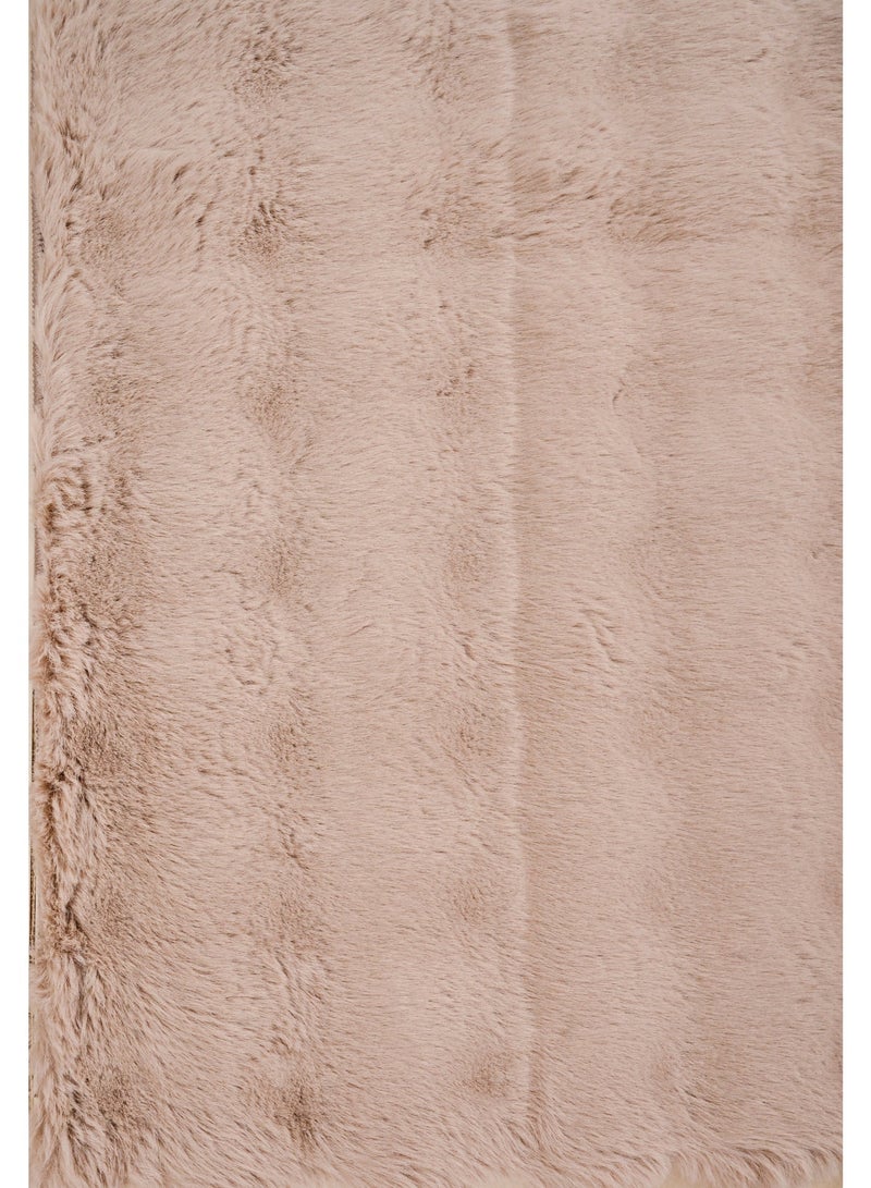 Home auraa Carpet Rug Anti-Slip – Size 160 x 230 cm – 5.25x7.55 ft | Pebble Shaggy Design - Brown Color | Ideal Carpet for Living Room, Bedroom, Office, Hallway or Balcony - Image 4