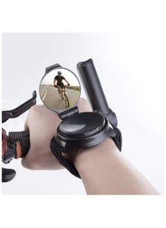 Generic Wide Angle Cycling Bicycle Bike Rear View Mirror Wrist Guards Wristbands Back Mirror  - Image 1