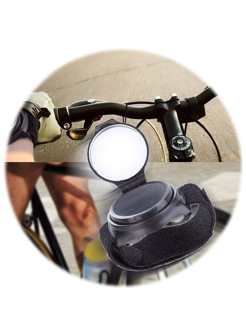 Generic Wide Angle Cycling Bicycle Bike Rear View Mirror Wrist Guards Wristbands Back Mirror  - Image 3