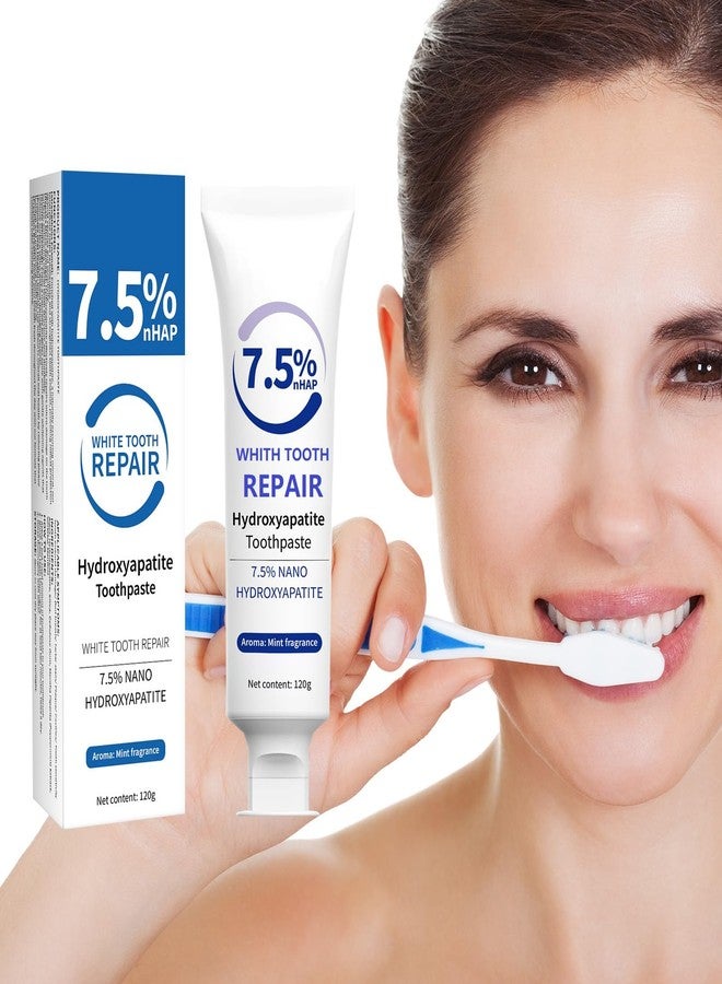 OUKPANE 2Pcs Hydroxyapatite Toothpaste, Hidroxiapatita Toothpaste for Advanced Enamel Protection, Daily Use for Oral Health.4.23 oz - Image 2