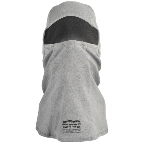 BENCHMARK FR Flame Resistant Lightweight Balaclava - Made in The USA (Light Gray) - Image 4