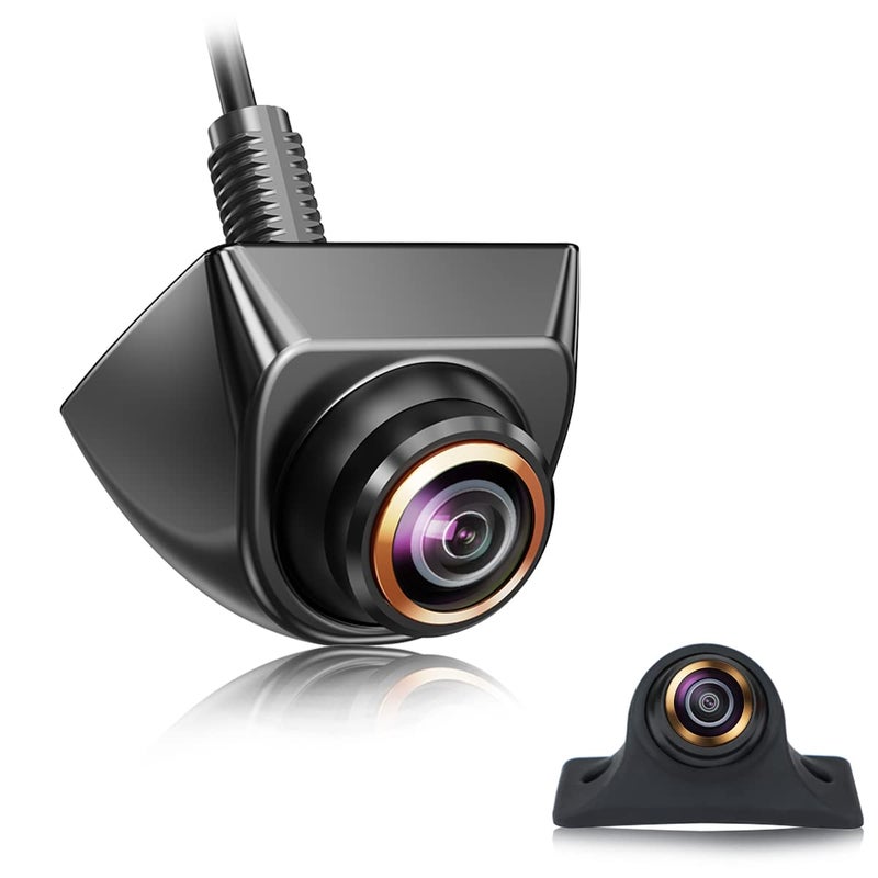 GreenYi HD Backup/Front/Side View Camera, GreenYi AHD 720P Reverse Rear Cam for Car, SUV, RV, Trailer, Camper, Van, Pickup, Adjustable Fisheye Lens, 170 Degrees Viewing Angle(Black) - Image 1