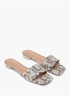 Celeste Women's Logo Accent Slip-On Flat Sandals  - Image 1