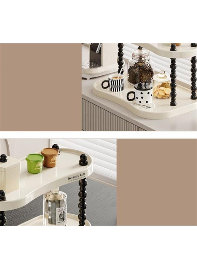 HOMESTAR 2 Tier Countertop Organizer, Counter Organizer for Bathroom Decor, Sink Shelf for Vanity Storage, Makeup Tray for Perfume, Skincare, Bedroom, Kitchen - Image 5