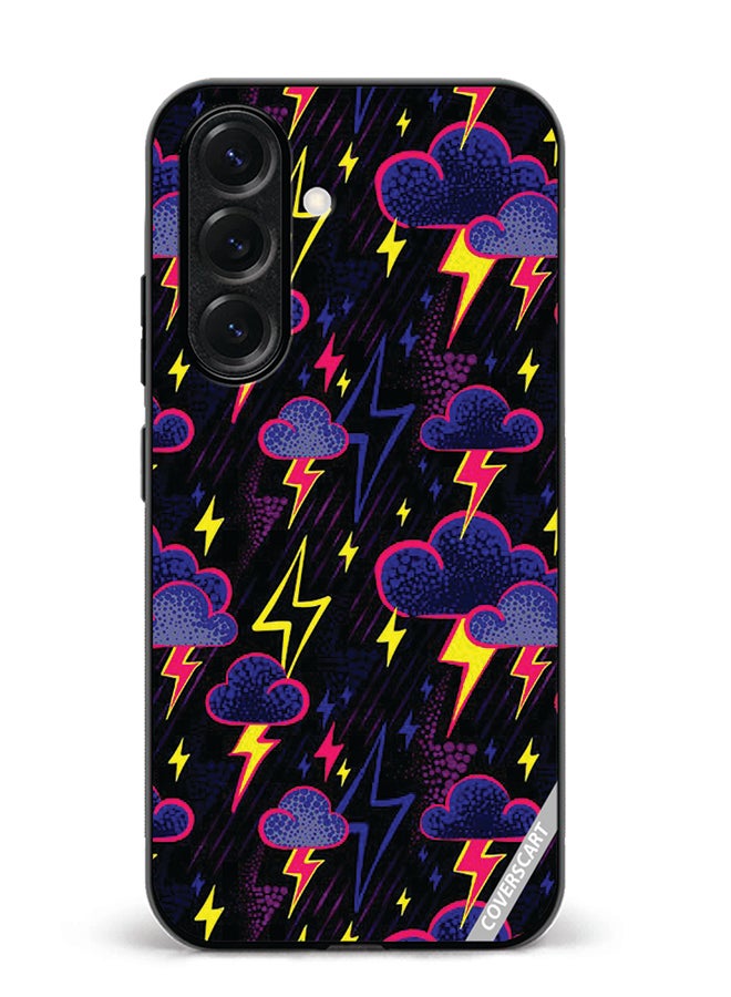 VR CREATIVE Protective Case Cover For Samsung Galaxy S25 Plus Lightening Design Multicolour