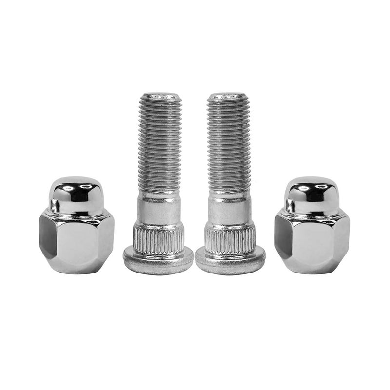 Mysttoo 4PCS M12x125 Chrome Wheel Lug Stud Nut Set 28365FE001 Compatible with Subaru Forester Crosstrek Outback WRX STI Legacy Impreza BRZ Tribeca Ascent Scion FRS 28171AJ000