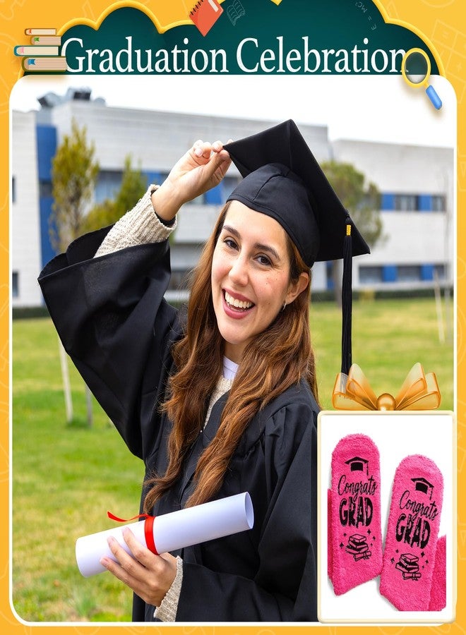 Happy Pop HAPPYPOP 2025 Graduation Socks - Congrats Grad Gift for Women, College High School 8th Grade Master Degree - Image 5