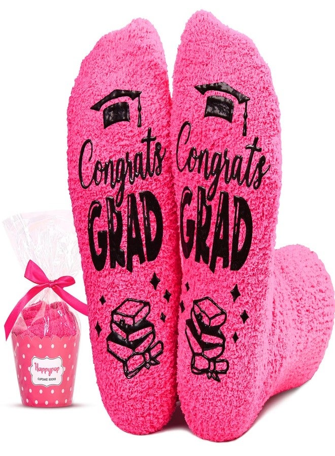 Happy Pop HAPPYPOP 2025 Graduation Socks - Congrats Grad Gift for Women, College High School 8th Grade Master Degree - Image 1