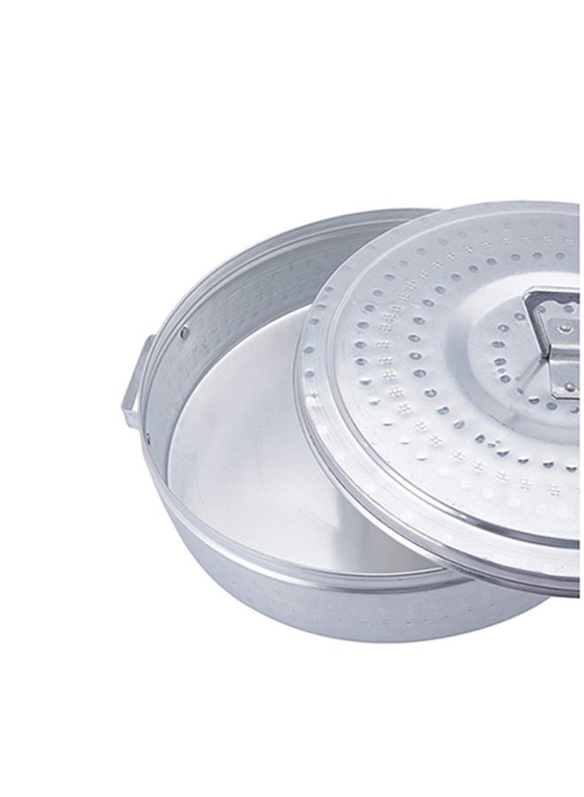 Ayda Traditional Round Box With Lid And Handle - Image 2