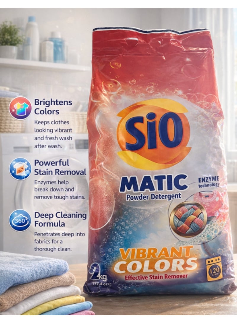SIO Powder Detergent Matic – Color 9 kg | Effective Cleaning & Color Protection - Image 2
