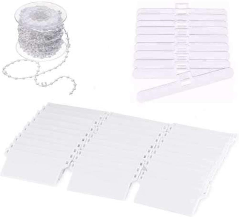 Vertical Blind 89mm Vertical Blind Bottom Weights Top Hangers and Bottom Chain Repair KIT 10