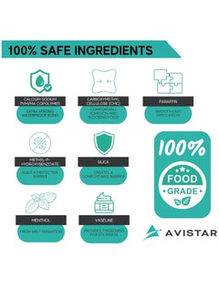 Avistar Extra Strong Denture Adhesive Cream, 12 Hour Hold Dental Glue, Waterproof, Zinc & Fluoride Free, Easy Apply Nozzle, Seals Food Out for Comfort, Mint Flavor (5 Pack, 7 Fl Oz)  - Image 3