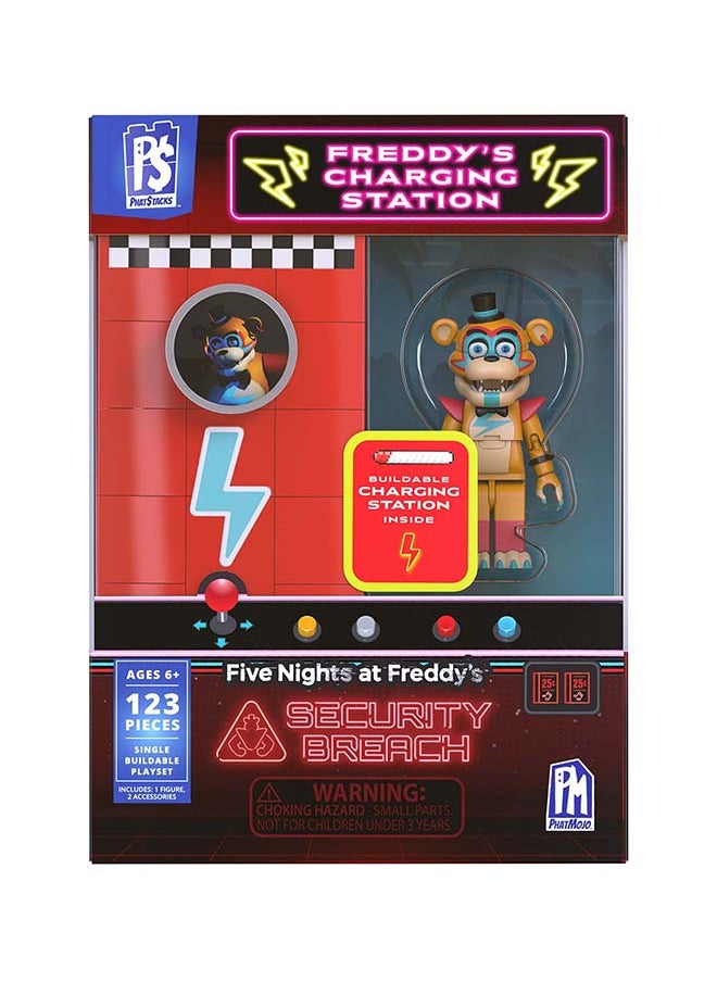 Five Nights at Freddy's Five Nights at Freddy's Security Breach Freddy's Charging Station Playset (123 Pieces)  - Image 1