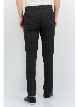 Bar III Men Slim Fit Plaid Chino Pant, Brown  - Image 3