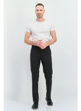 Bar III Men Slim Fit Plaid Chino Pant, Brown  - Image 4