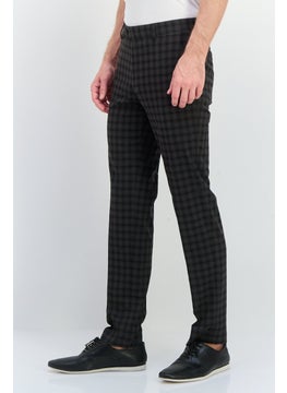 Bar III Men Slim Fit Plaid Chino Pant, Brown  - Image 2