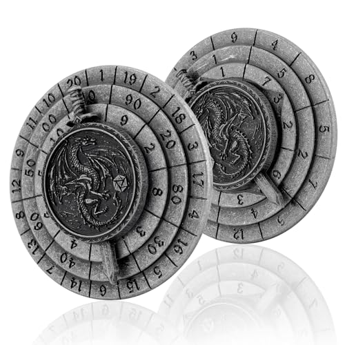 Haxtec Spinner Dice 7in1 Metal DND Dice Set Unique Dice Spinner Antique Compatible with Dungeons and Dragons DND Gifts RPG Role Playing Rotate Gaming Dice - Image 1