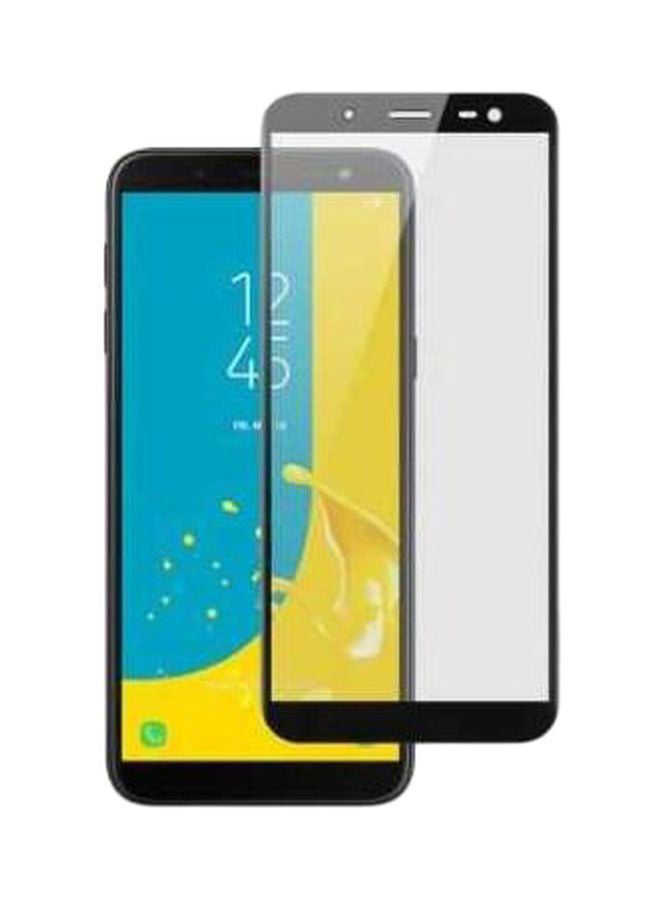 NIBEMINENT 3D Tempered Glass Screen Protector For Samsung Galaxy J6 (2018) Black/Clear