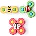 LiKee Strong Suction Cup Fidget Rotating Sensory Bath Toys for Baby Christmas Stocking Stuffers Airplane Car Travel Table Window Toys for Toddler Boys and Girls 10 Months - Image 3