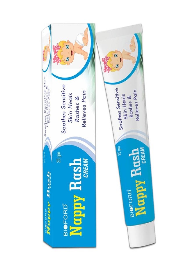 Bioford Nappy Rash Cream for Babies with Aloe Vera, Brahmi & Almond Oil | Soothes & Protects from Rashes, Redness & Irritation | Safe for Sensitive Skin (Pack of 2) - Image 2