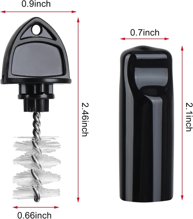 Ferroday Draft Beer Tap Plug 12 Pieces Keg Faucet Tap Plug Brush Draft Beer Rubber Tap Soother Covers Beer Faucet Brush Plug Beer Faucet Tap Cleaning Plug - 6+6 Keg Faucet Brush Plugs for Keg Beer - Image 2
