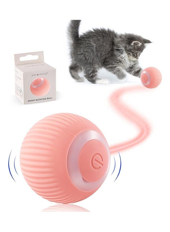 Interactive Cat Ball Toy, Intelligent Indoor Automatic Moving Ball Puzzle Dispel Boredom USB Charging Pet Toy - Image 1