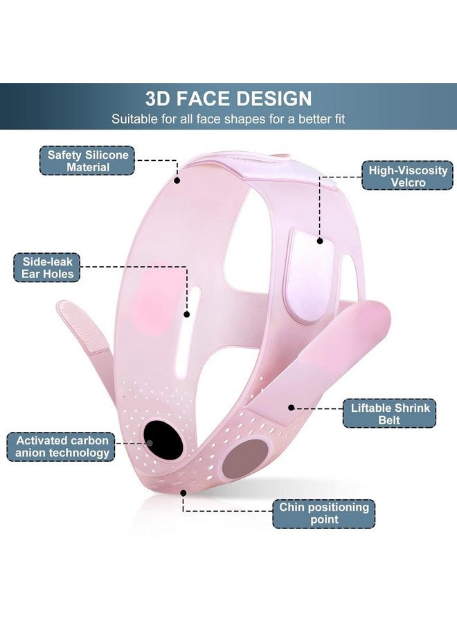 FINAXO V line Lifting Mask Double Chin Reducer - Double Chin Eliminator - Face Lifting Belt, Face Slimmer,Chin Strap For Double Chin For Women, Face Belt, Tightening Skin Preventing Sagging Face Lift Tape - Image 3