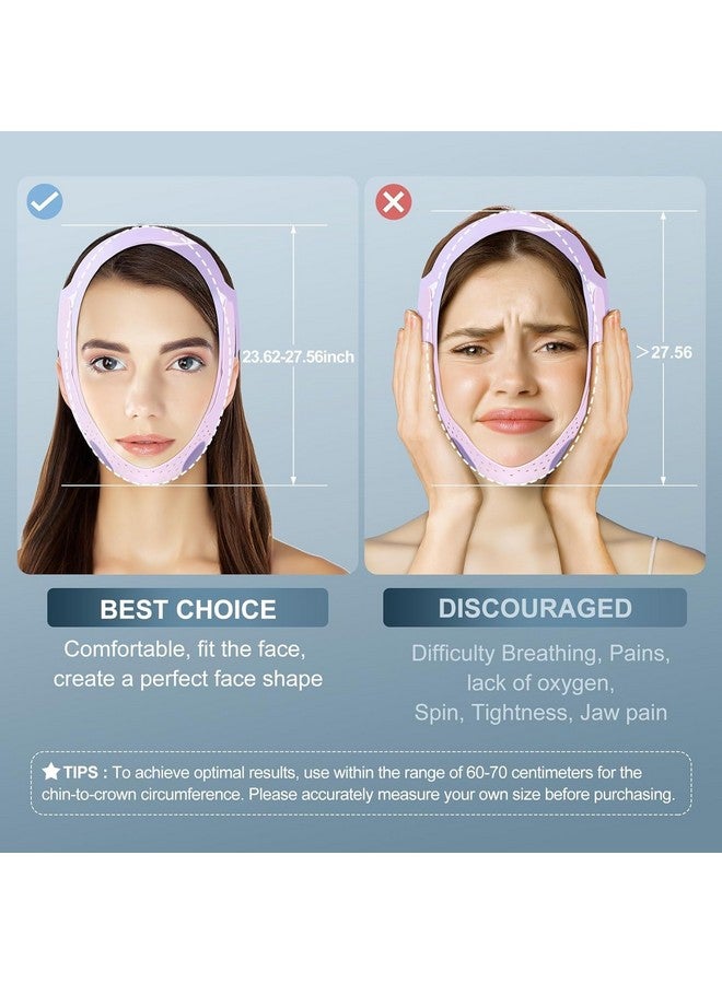 FINAXO V line Lifting Mask Double Chin Reducer - Double Chin Eliminator - Face Lifting Belt, Face Slimmer,Chin Strap For Double Chin For Women, Face Belt, Tightening Skin Preventing Sagging Face Lift Tape - Image 5