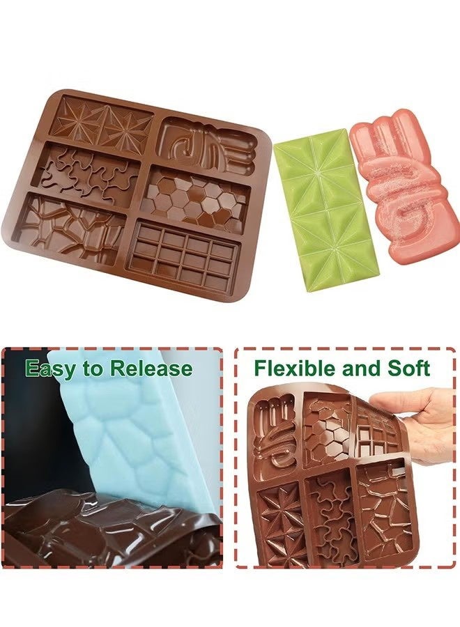 YJ 2 Pcs Silicone Chocolate Molds, Dubai Chocolate Bar Pistachio Kit, Non-Stick, Chocolate Mold for Baking - Image 5