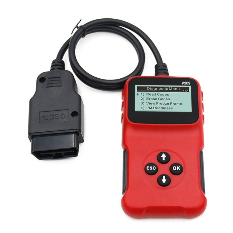 Loquat OBD Diagnostic Device Car Fault Reader Red 20.00 X 6.00 X 13.00cm - Image 1
