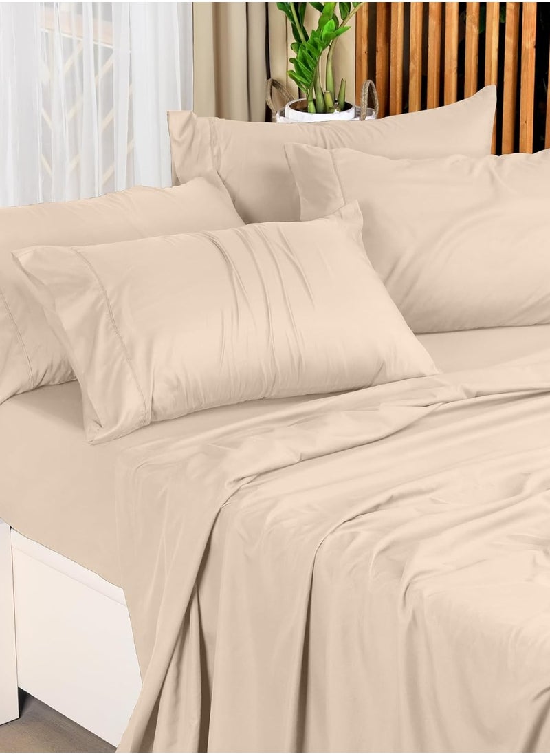 Generic Fitted Bed Sheet Set - 3 Piece - Soft Microfiber - Shrinkage and Fade Resistant - Easy Care - Bed Sheet - Bed Sheet - Bed Cover - Bed Sheets  - Image 3