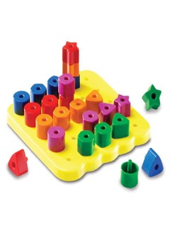 Learning Resources Learning Resources Stacking Shapes Pegboard, Toddler ...